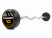 Комплект изогнутых фиксированных обрезиненных штанг 5 шт от 10 до 20кг