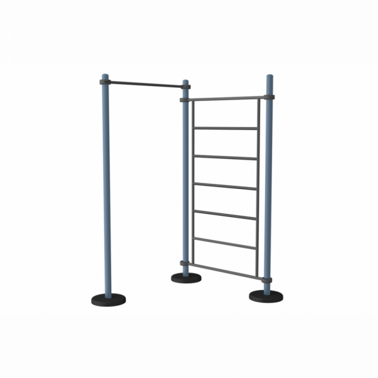 Турник, шведская стенка МВ Barbell 7.60/15