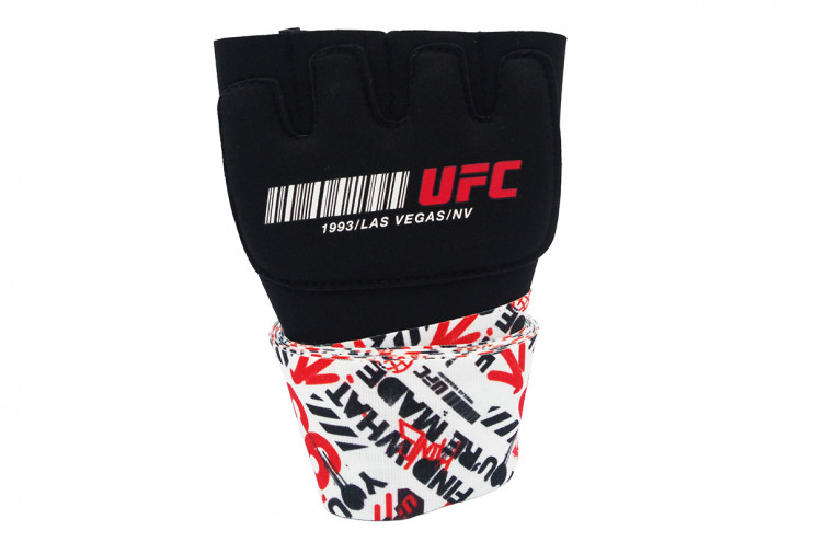 Гелевые бинты UFC Gel Glove Wraps RD/WH, SM