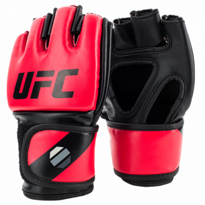 UFC Перчатки MMA для грэпплинга 5 унций красные L/XL