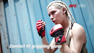 UFC Перчатки MMA для грэпплинга 5 унций красные S/M