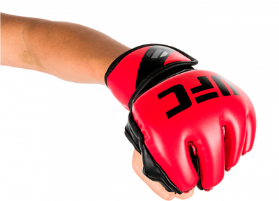 UFC Перчатки MMA для грэпплинга 5 унций красные S/M
