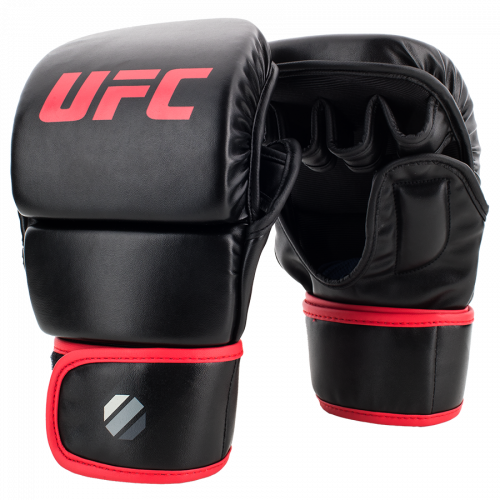 UFC Перчатки MMA для спарринга 8 унций черные L/XL