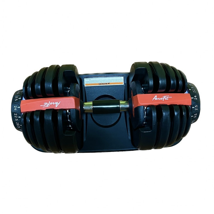 Aerofit AFGRB-24KG Гантель регулируемая, вес от 2,5 кг до 24 кг
