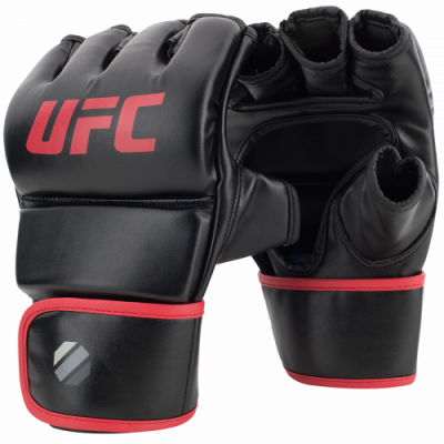 UFC Перчатки MMA тренировочные 6 унций чёрные S/M