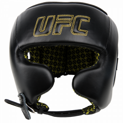 UFC Шлем с защитой щек на шнуровке черный - S\M