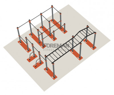 FOREMAN FY СПОРТИВНЫЙ КОМПЛЕКС ДЛЯ ВОРКАУТ