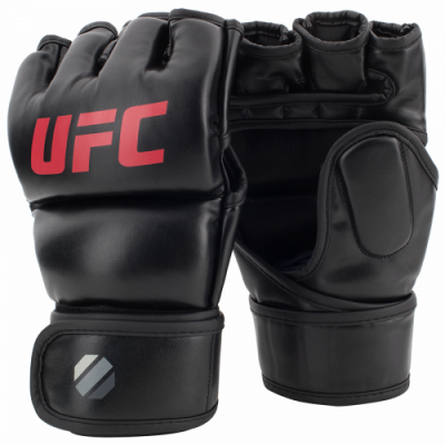 UFC Перчатки MMA для грэпплинга 7 унций чёрные S/M