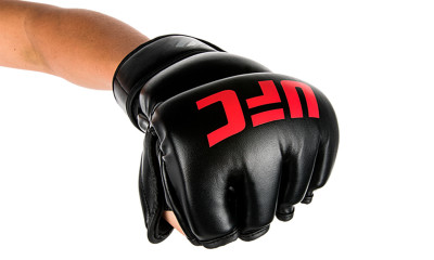 UFC Перчатки MMA для грэпплинга 7 унций чёрные S/M