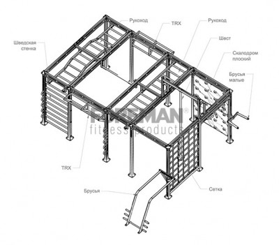 FOREMAN FY-1730.4 МНОГОФУНКЦИОНАЛЬНАЯ УЛИЧНАЯ РАМА