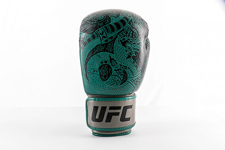 Перчатки для бокса UFC PRO Thai Naga 12 Oz - зеленые