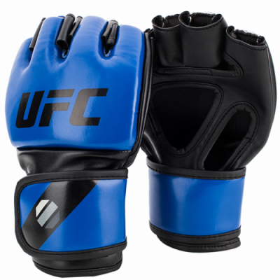 UFC Перчатки MMA для грэпплинга 5 унций синие S/M