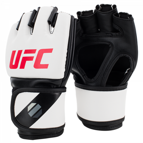 UFC Перчатки MMA для грэпплинга 5 унций белые L/XL