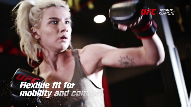 UFC Перчатки MMA для спарринга 8 унций черные S/M