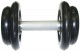 Гантель чёрная, с хром. ручкой, 16 кг, MB Barbell