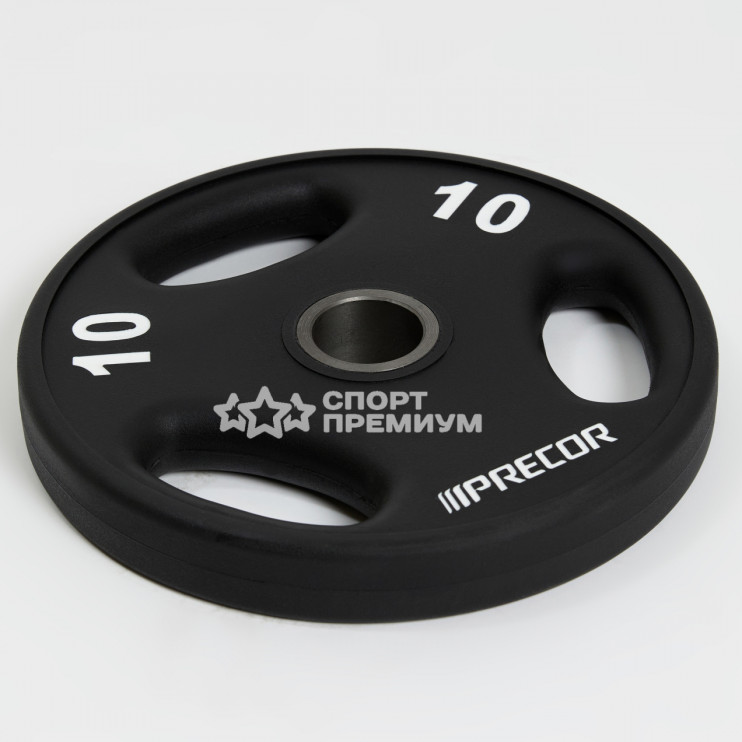 Олимпийский диск в уретане с логотипом Precor FM\UPP NEW, вес: 10 кг 1