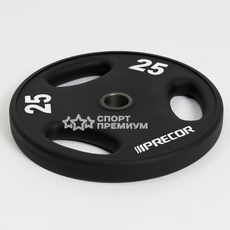 Олимпийский диск в уретане с логотипом Precor FM\UPP NEW, вес: 25 кг 1