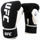 UFC Перчатки для бокса и ММА черные/белые - REG