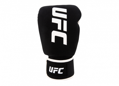 UFC Перчатки для бокса и ММА черные/белые - REG